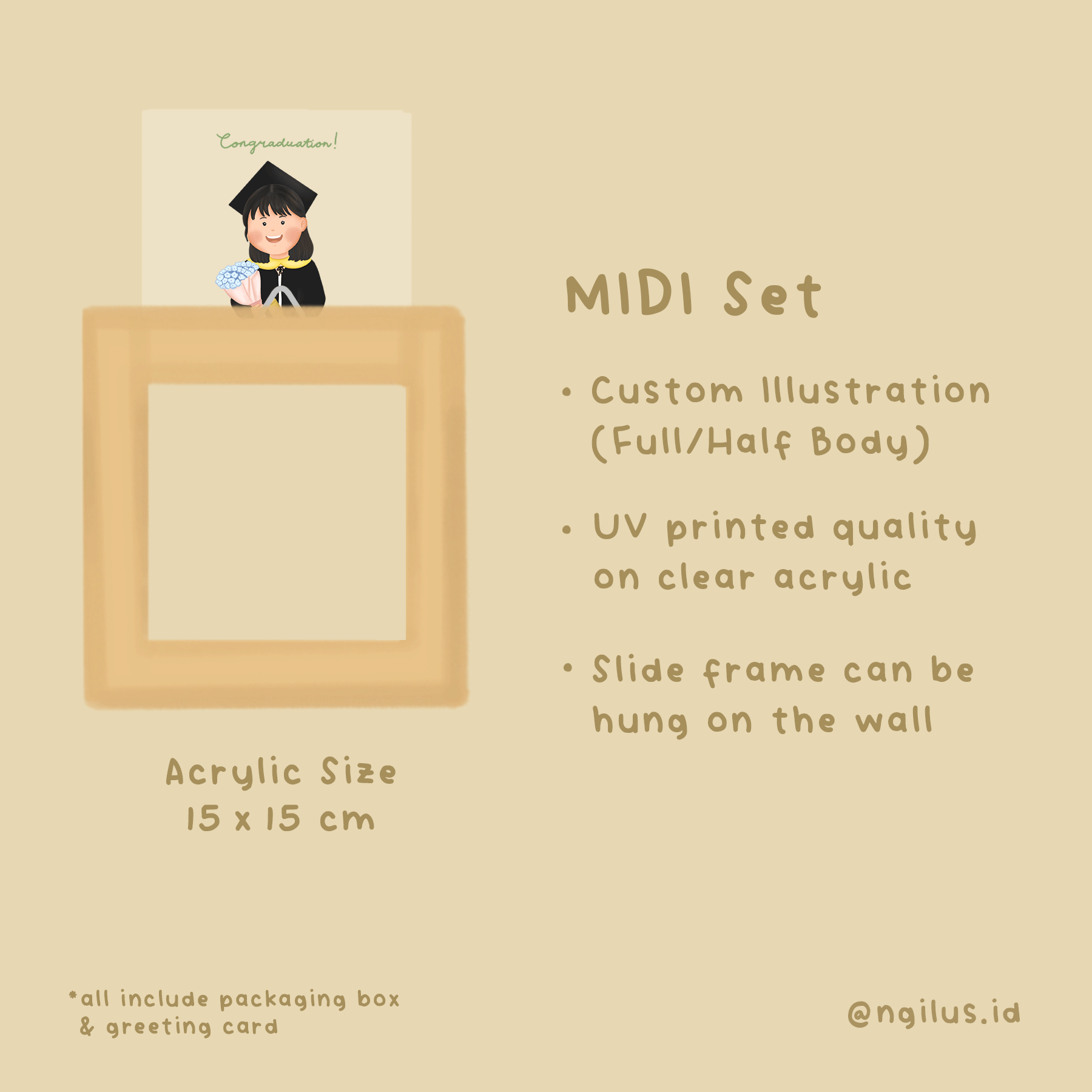Midi Set (15x15cm)